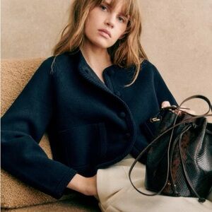 NWOT SEZANE Auguste Jacket in Navy/ Small